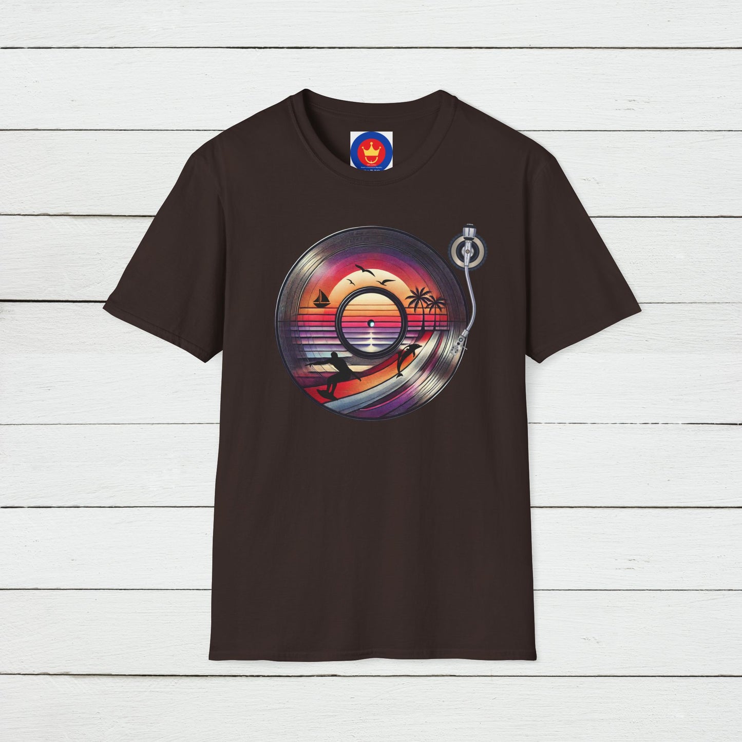 Beach Vinyl Unisex T-Shirt | Beach Bum Fashion Apparel