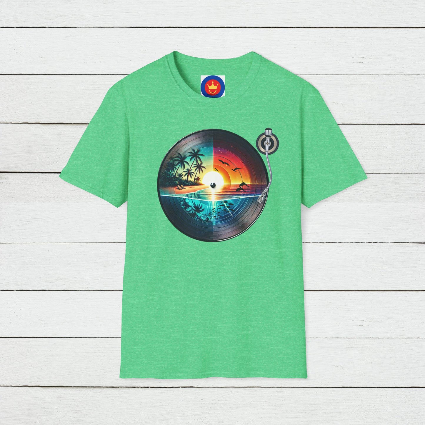 Beach Vinyl Unisex T-Shirt | Beach Bum Fashion Apparel