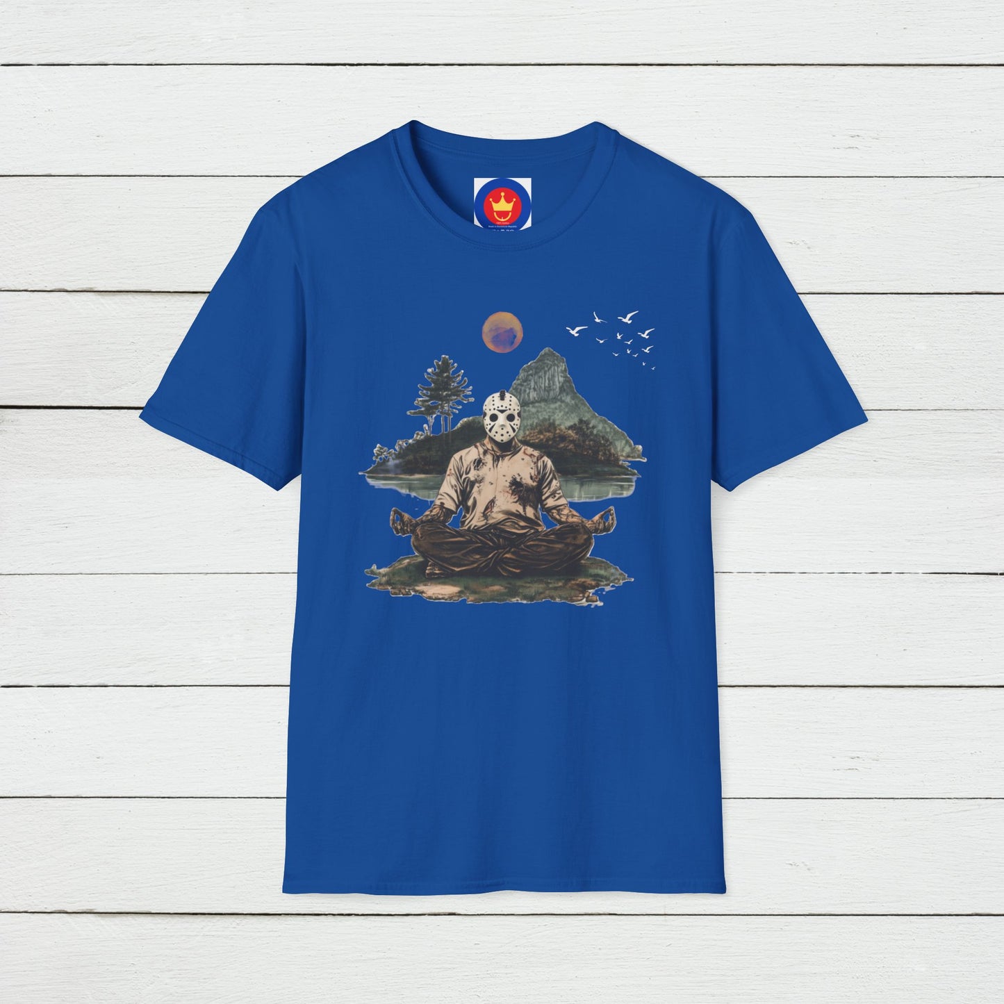 Friday the 13th Jason Vorhees Zen Unisex T-Shirt | Meditation Tee