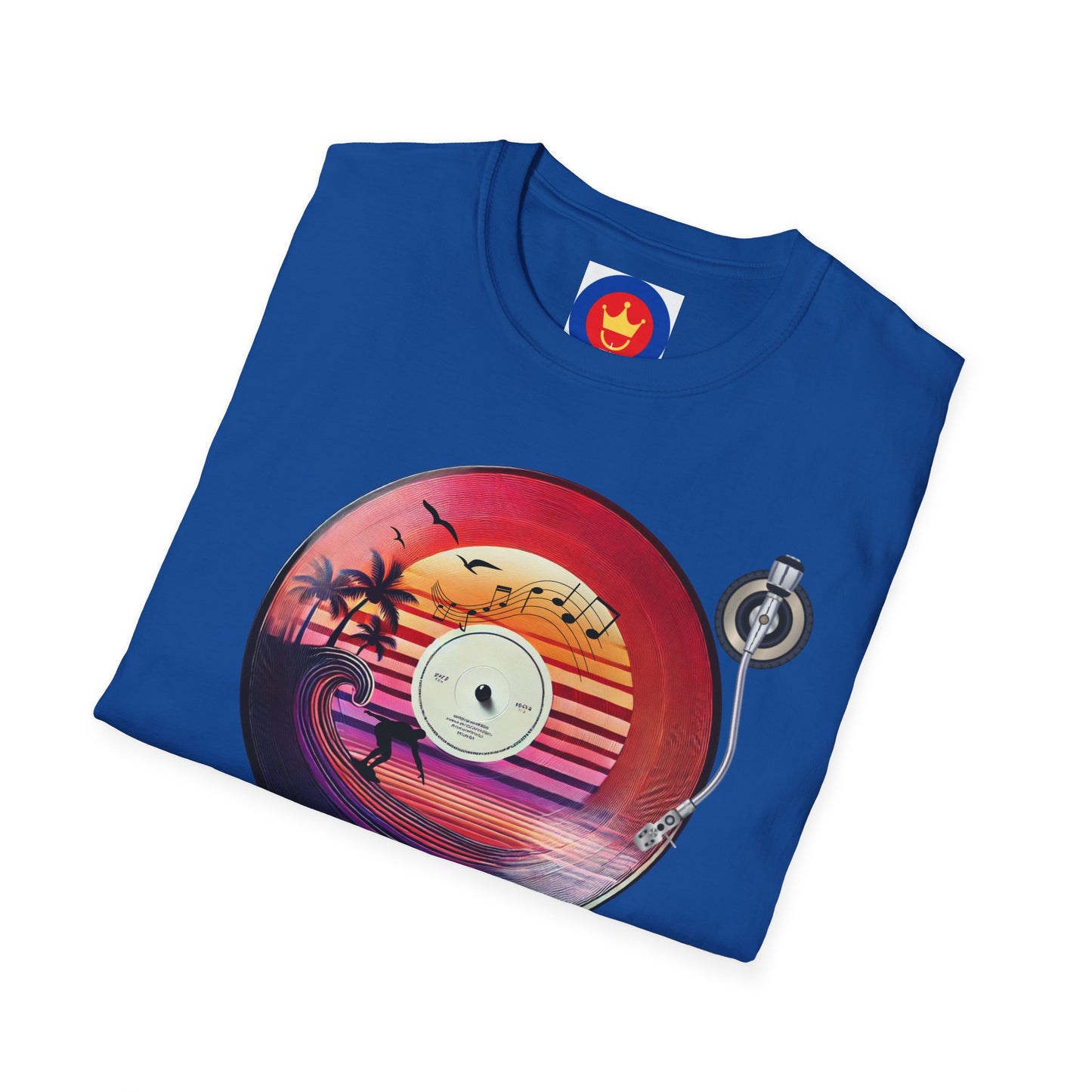 Beach Surf Vinyl Unisex T-Shirt | Beach Bum Fashion Apparel