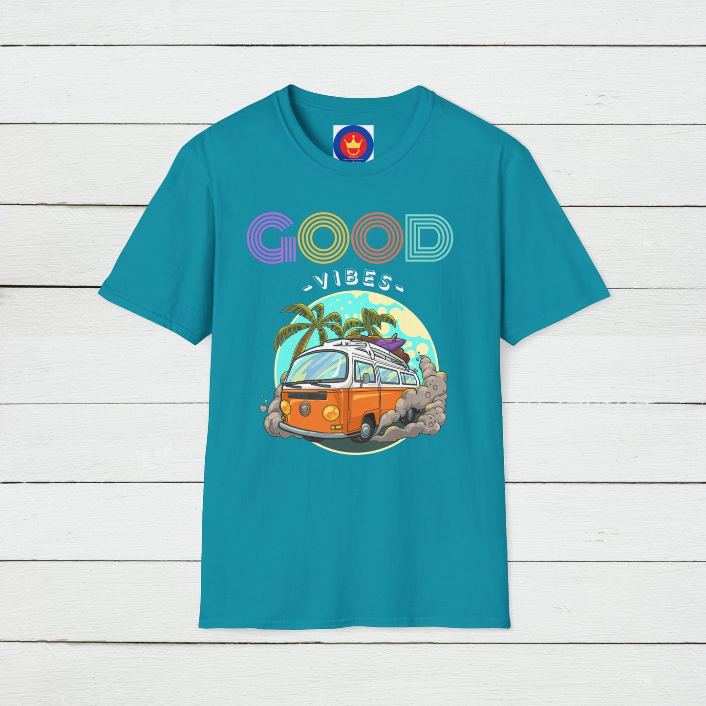 Beach Surfing Good Vibes Summer Unisex Shirt