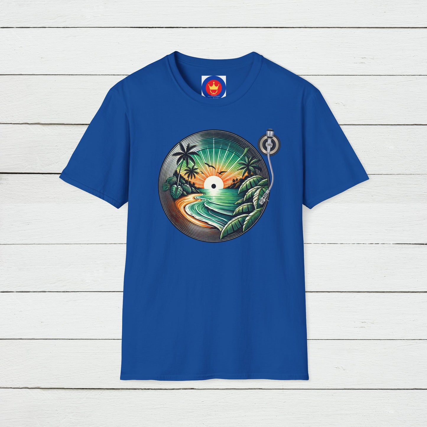Beach Vinyl Unisex T-Shirt | Beach Bum Fashion Apparel