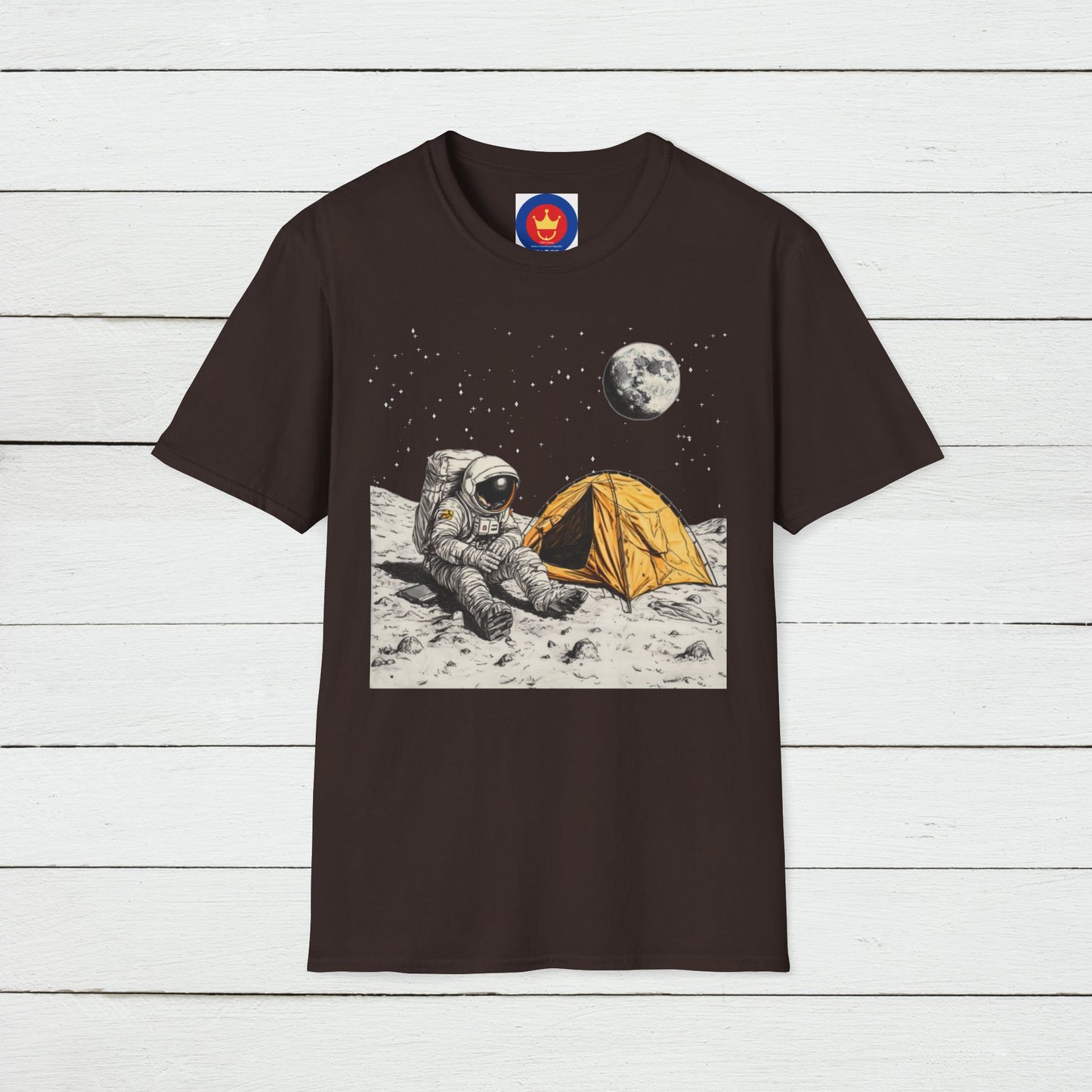 Astronaut Shirt, Funny Moon Shirt, Funny Spaceman Shirt, Outer Space Shirt, Camping Lovers Gift, Camp Lover Shirt, Astronomy, Unisex T-shirt
