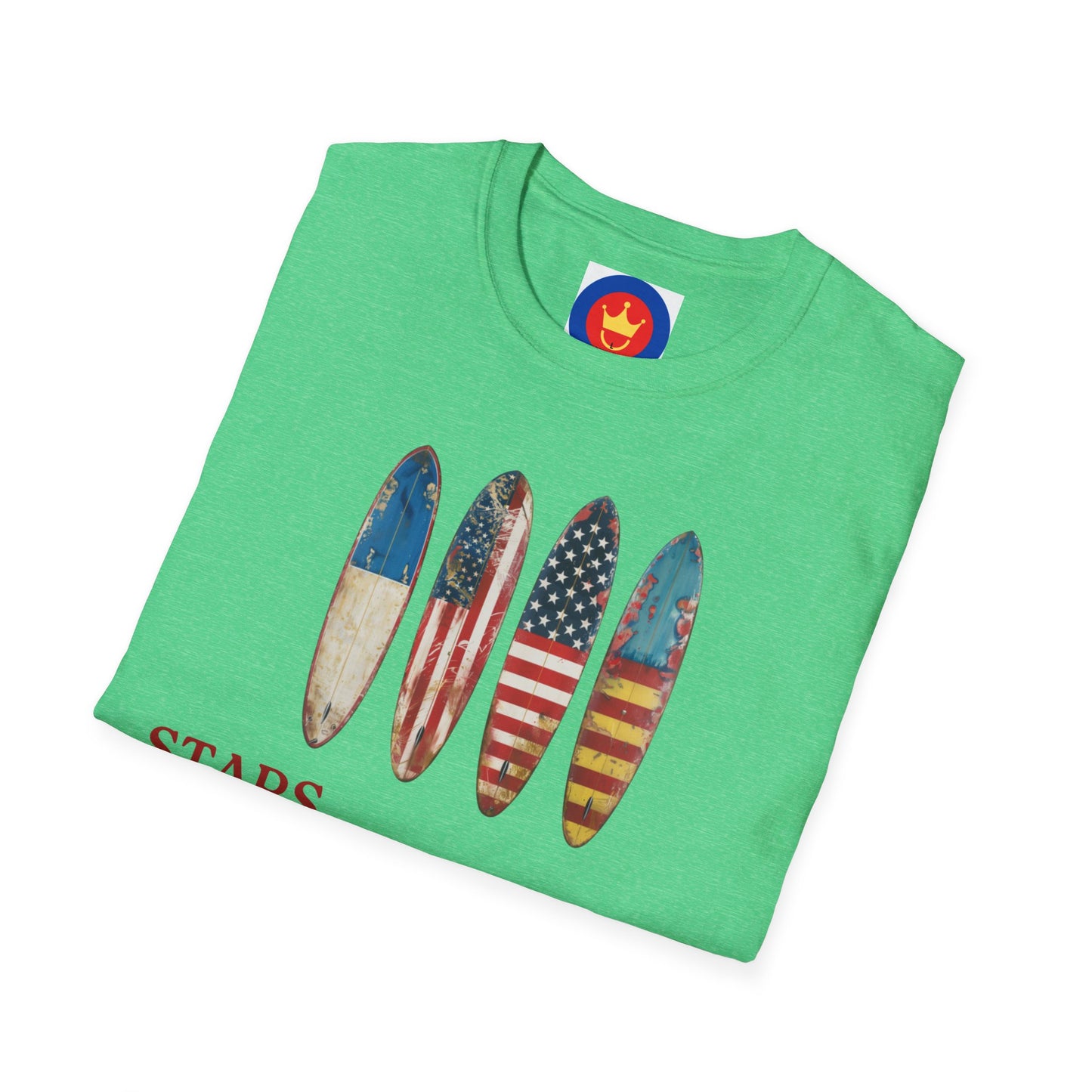 USA Flag Surf Unisex T-Shirt