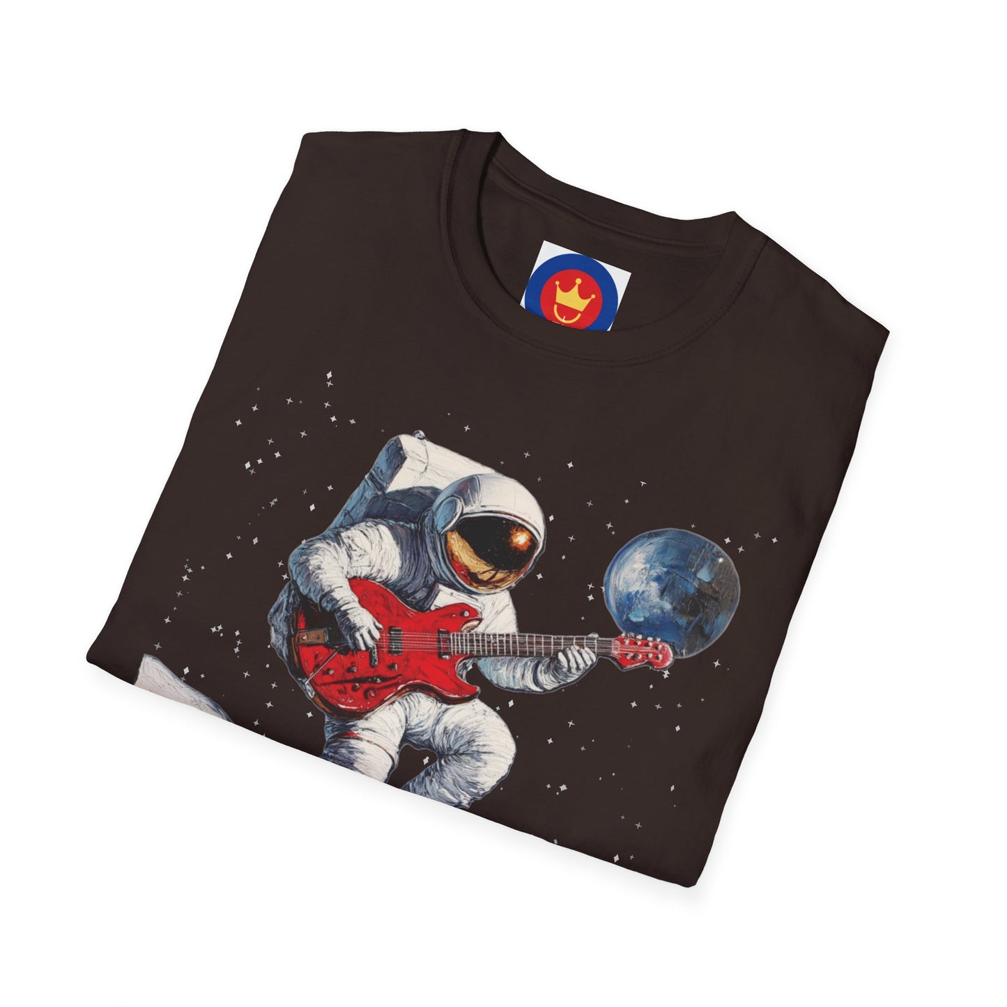 Guitar Player Astronaut Unisex T-Shirt | Outer Space Guitar Player Shirt