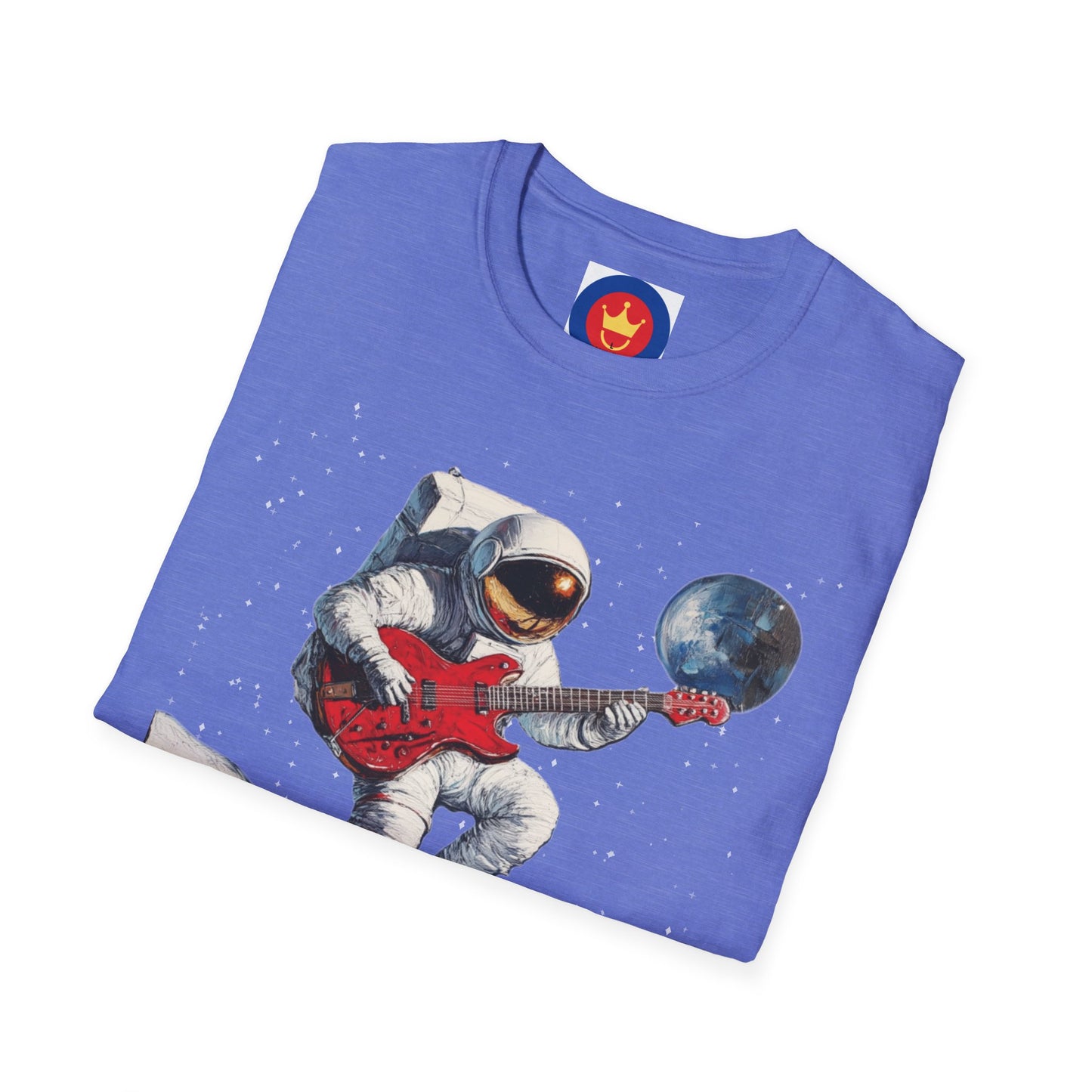 Guitar Player Astronaut Unisex T-Shirt | Outer Space Guitar Player Shirt