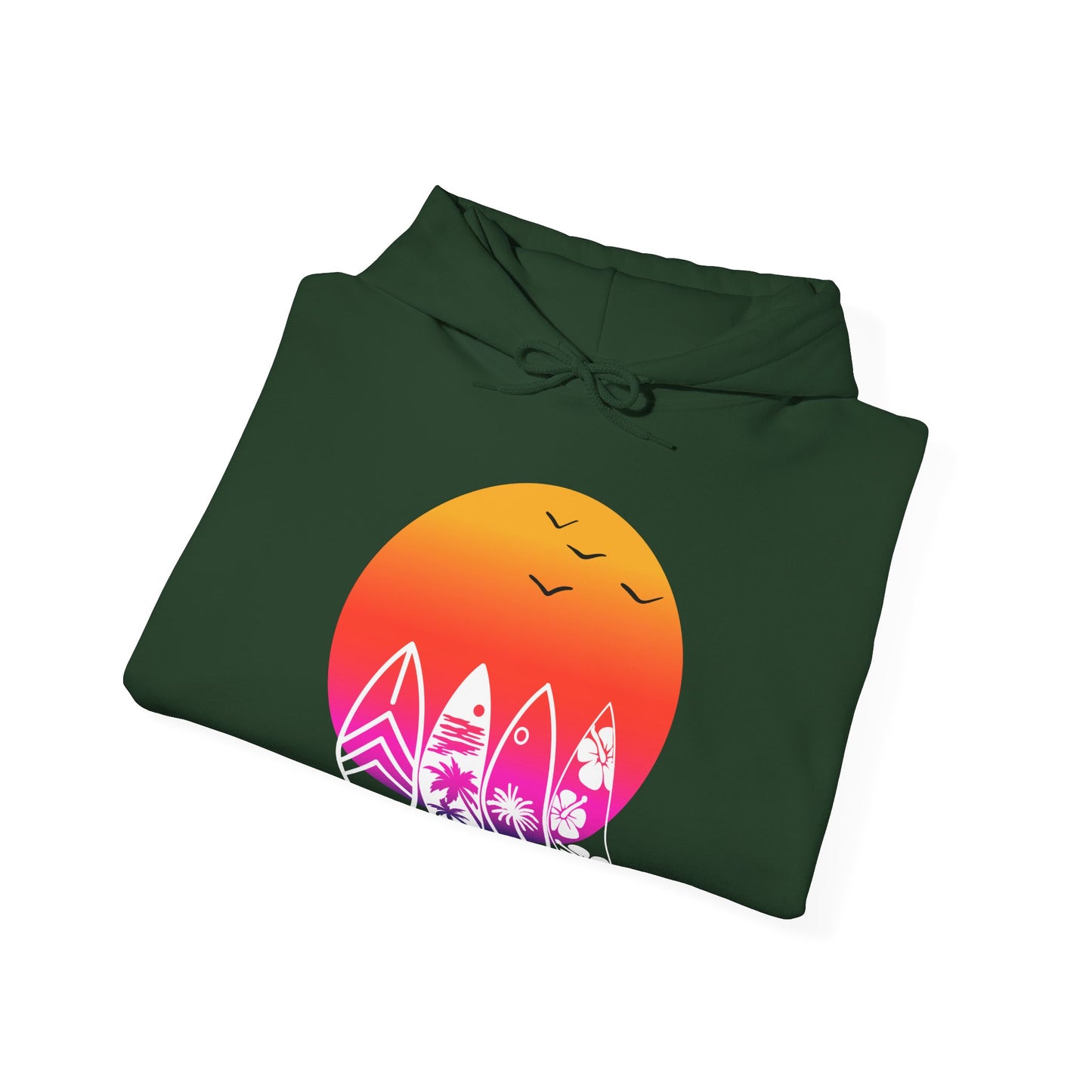 Retro Surf Hoodie | Classic Surfing Design | Surfer Gift