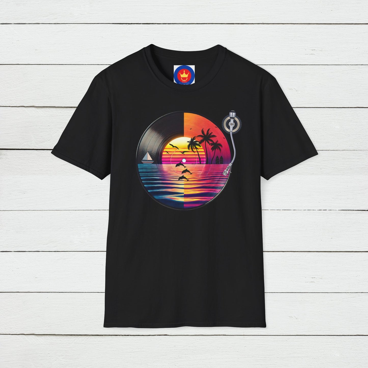 Beach Vinyl Unisex T-Shirt | Beach Bum Fashion Apparel