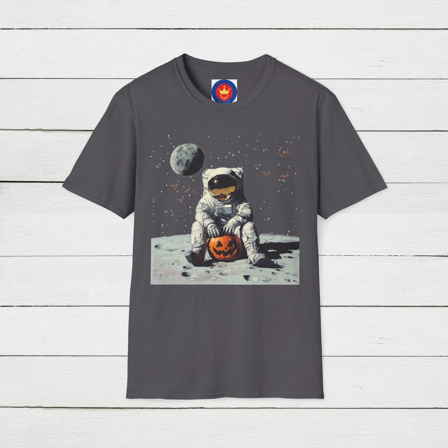 Retro Halloween shirt, Creep it Real Shirt, Vintage Halloween Shirt, Astronaut Shirt, Moon, Spaceman Shirt, Outer Space Shirt, Unisex Shirt