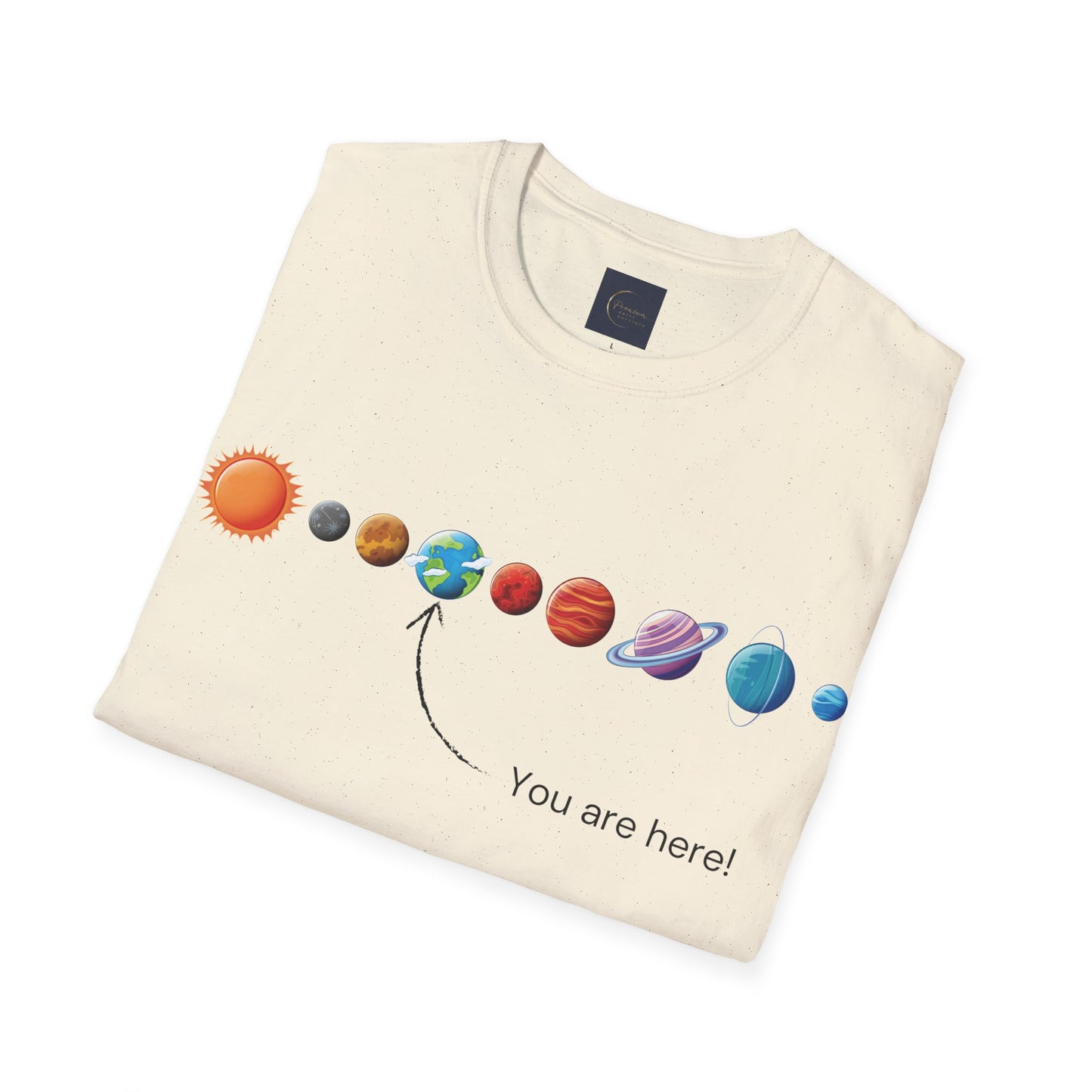 You Are Here Galaxy Unisex T-Shirt | Funny Astronomy Tee