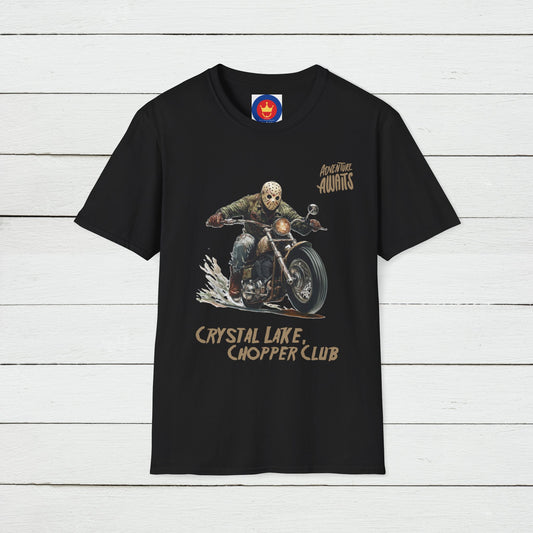 Friday the 13th Jason Voorhees Motorbike Rider T-shirt | Unisex Biker Tshirt