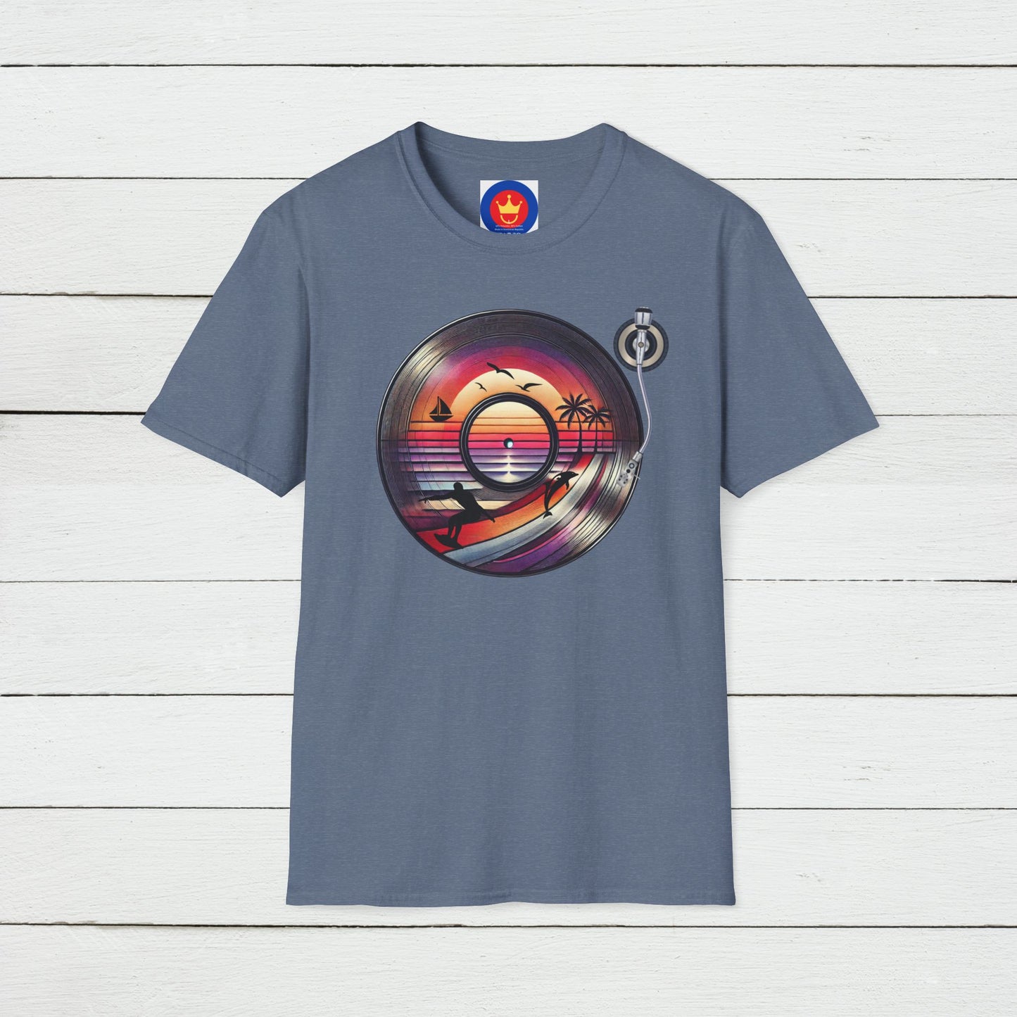 Beach Vinyl Unisex T-Shirt | Beach Bum Fashion Apparel