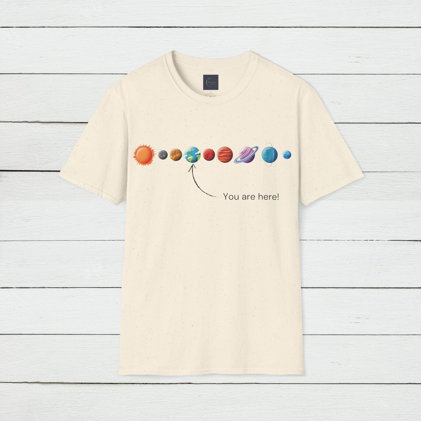 You Are Here Galaxy Unisex T-Shirt | Funny Astronomy Tee