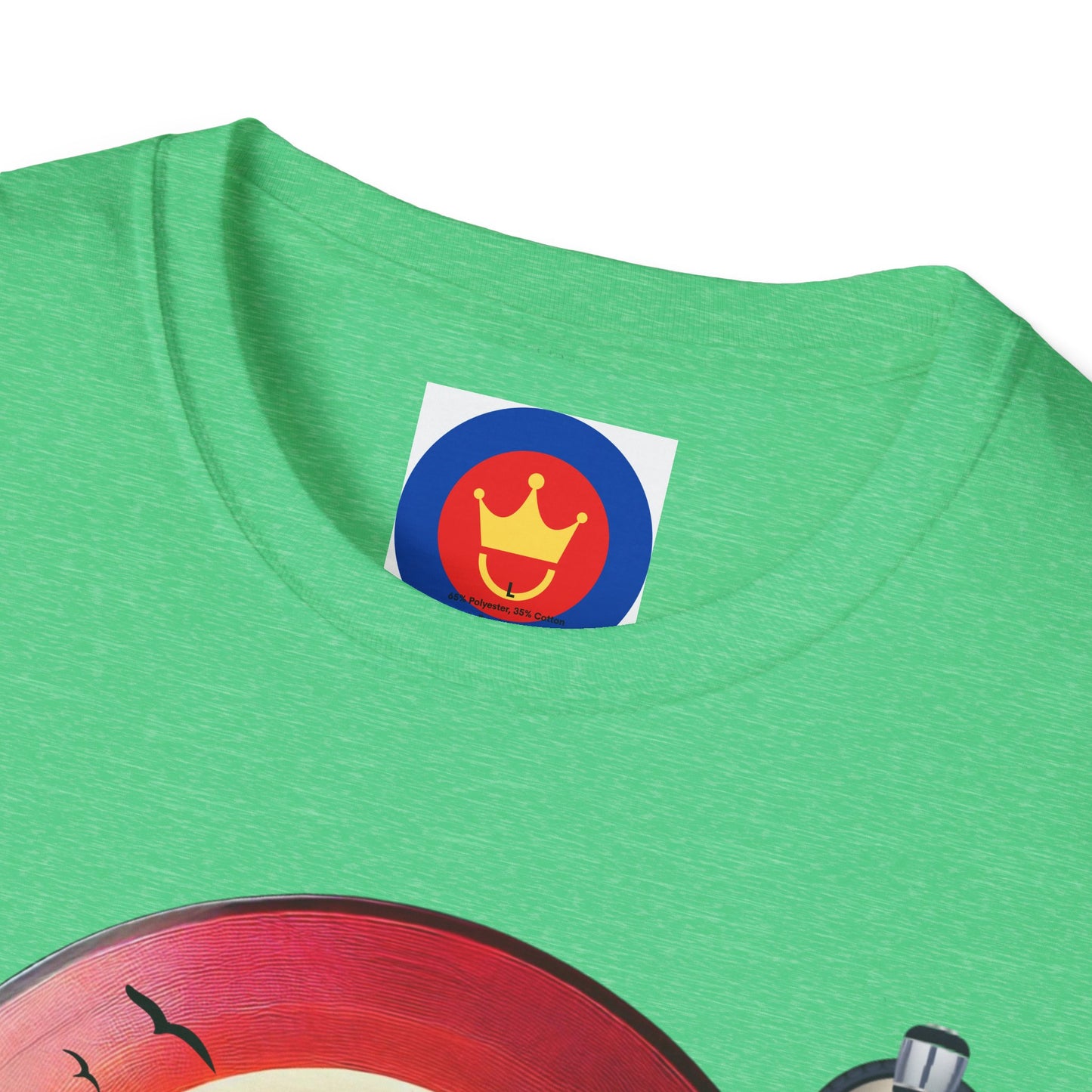 Beach Surf Vinyl Unisex T-Shirt | Beach Bum Fashion Apparel