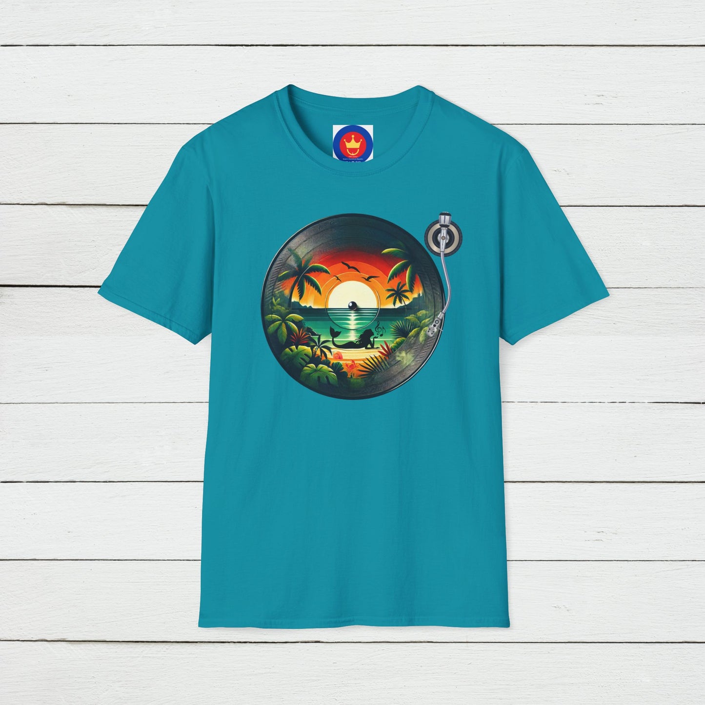 Beach Vinyl Unisex T-Shirt | Beach Bum Fashion Apparel