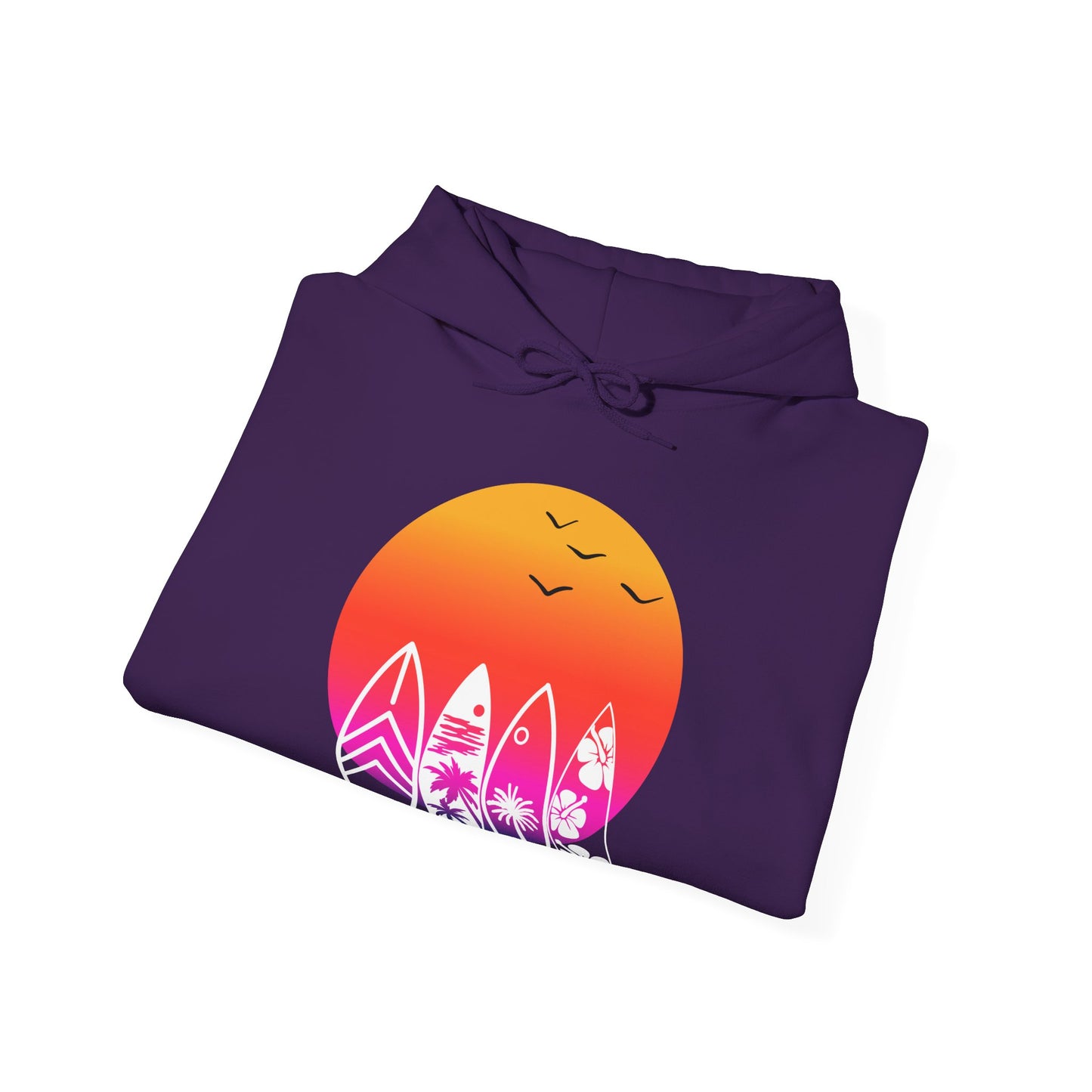 Retro Surf Hoodie | Classic Surfing Design | Surfer Gift