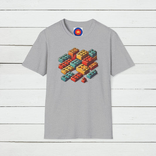 Retro Building Blocks T-Shirt | Lego inpired Unisex Shirt