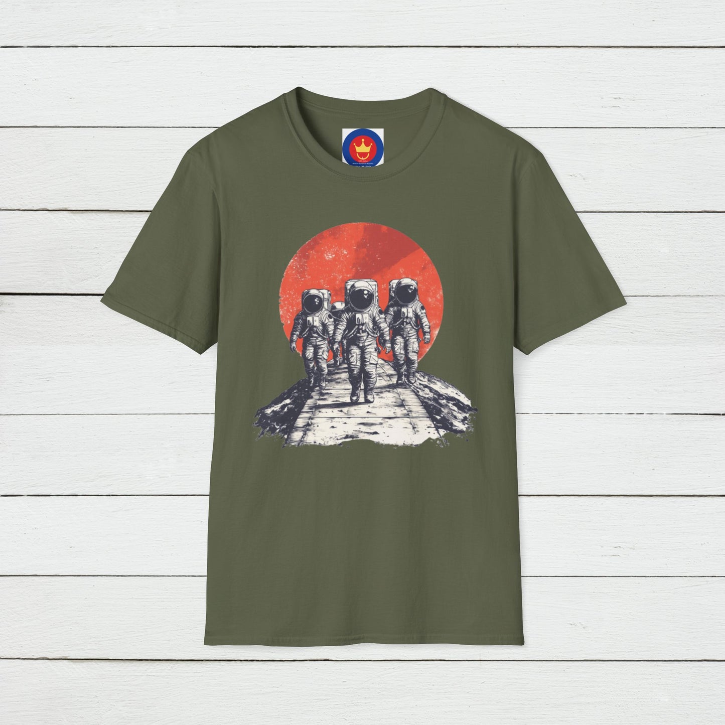 Astronaut T-Shirt, Unisex Space Graphic Tee, Astronaut Adventures Tee, Outer Space Design, Unique Cosmic Apparel, Retro Sci-Fi Space Shirt
