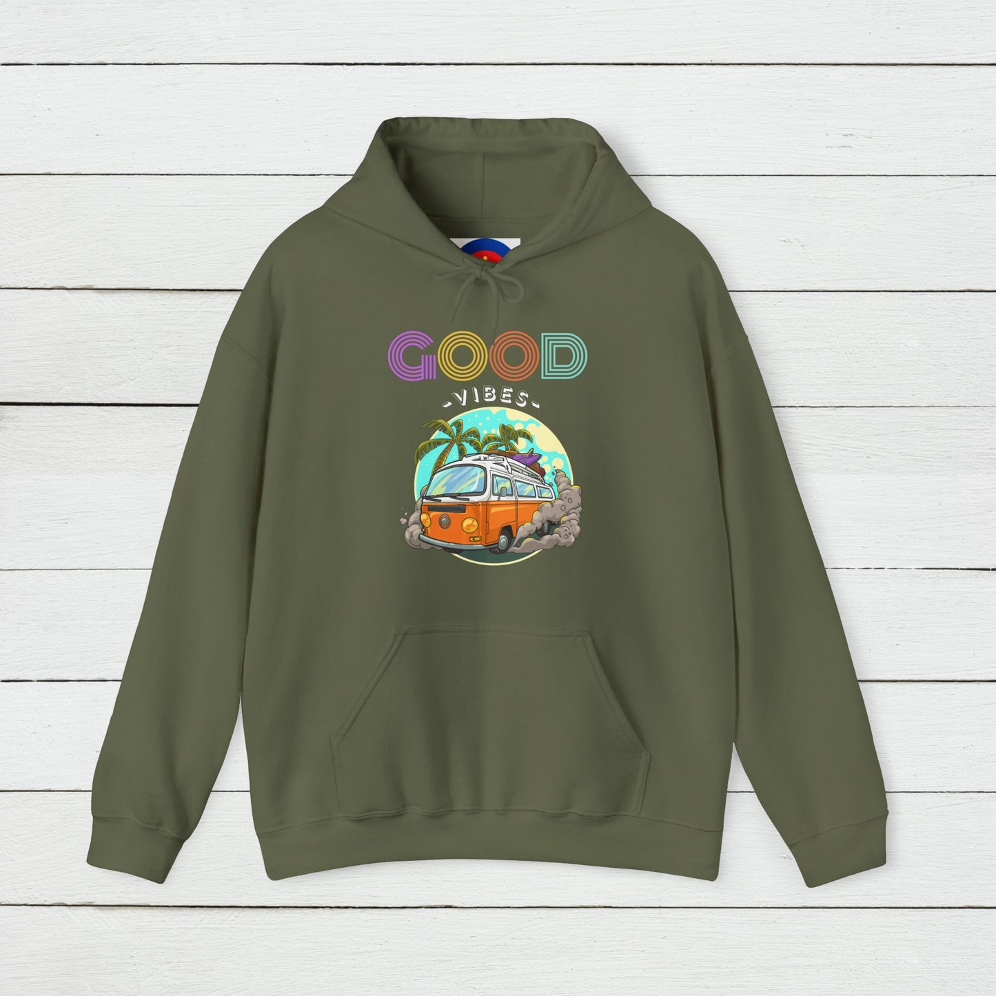 Retro Surf Hoodie | Classic Surfing Design | Surfer Gift