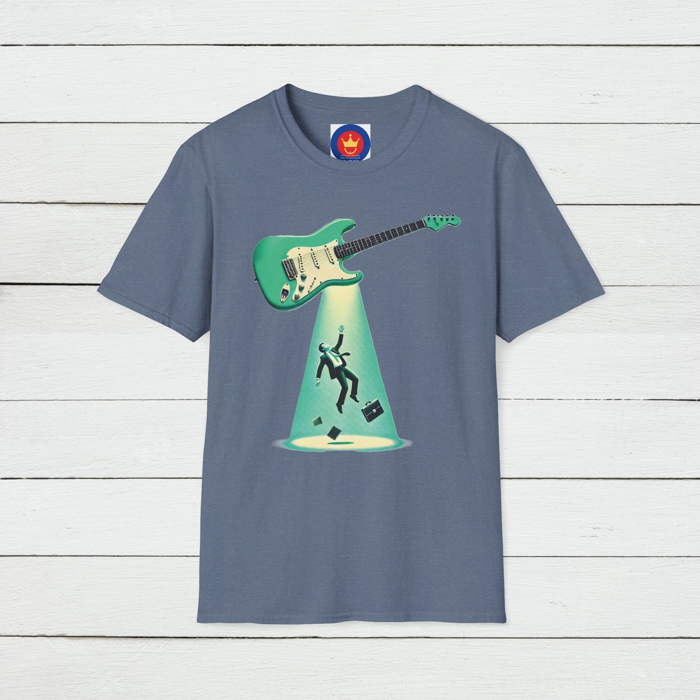 Guitar Abduction T-Shirt | Guitar Player Gift | Unisex Band Shirt