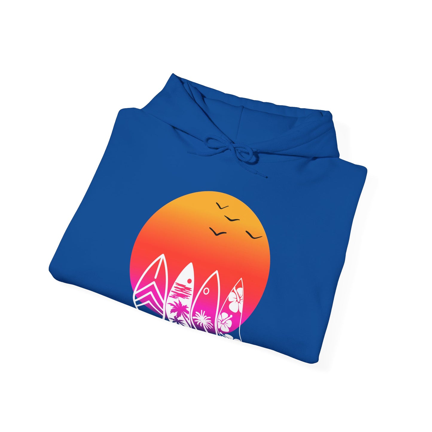 Retro Surf Hoodie | Classic Surfing Design | Surfer Gift