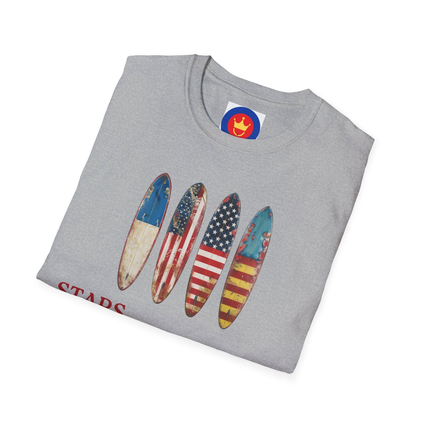 USA Flag Surf Unisex T-Shirt