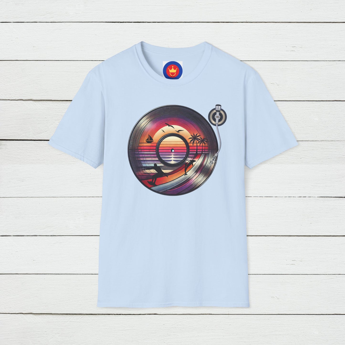 Beach Vinyl Unisex T-Shirt | Beach Bum Fashion Apparel