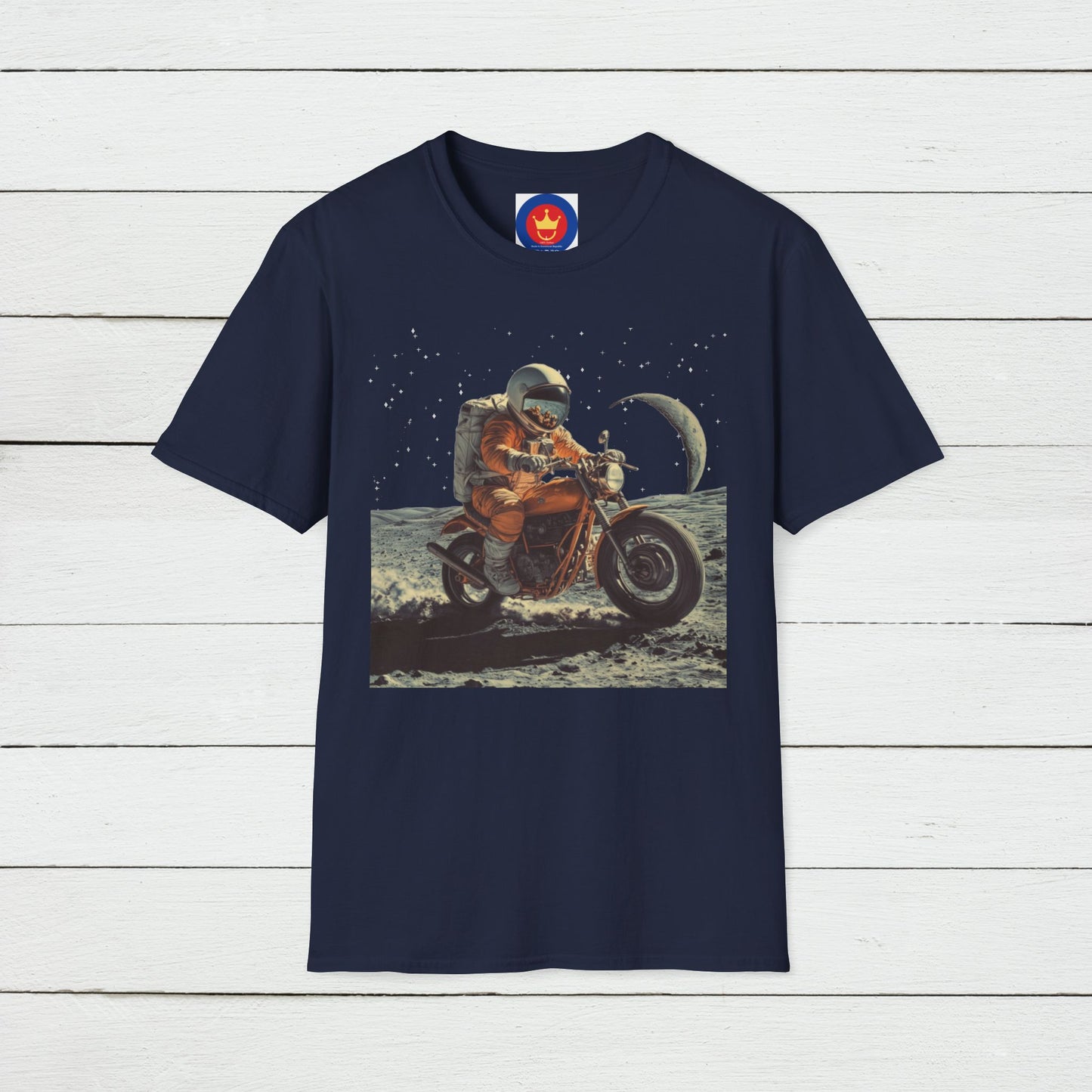 Astronaut Shirt, Funny Moon Shirt, Funny Spaceman Shirt, Outer Space Shirt, Motorcycle Lover Shirt, Motobike Shirt, Moto Tee, Unisex T-shirt