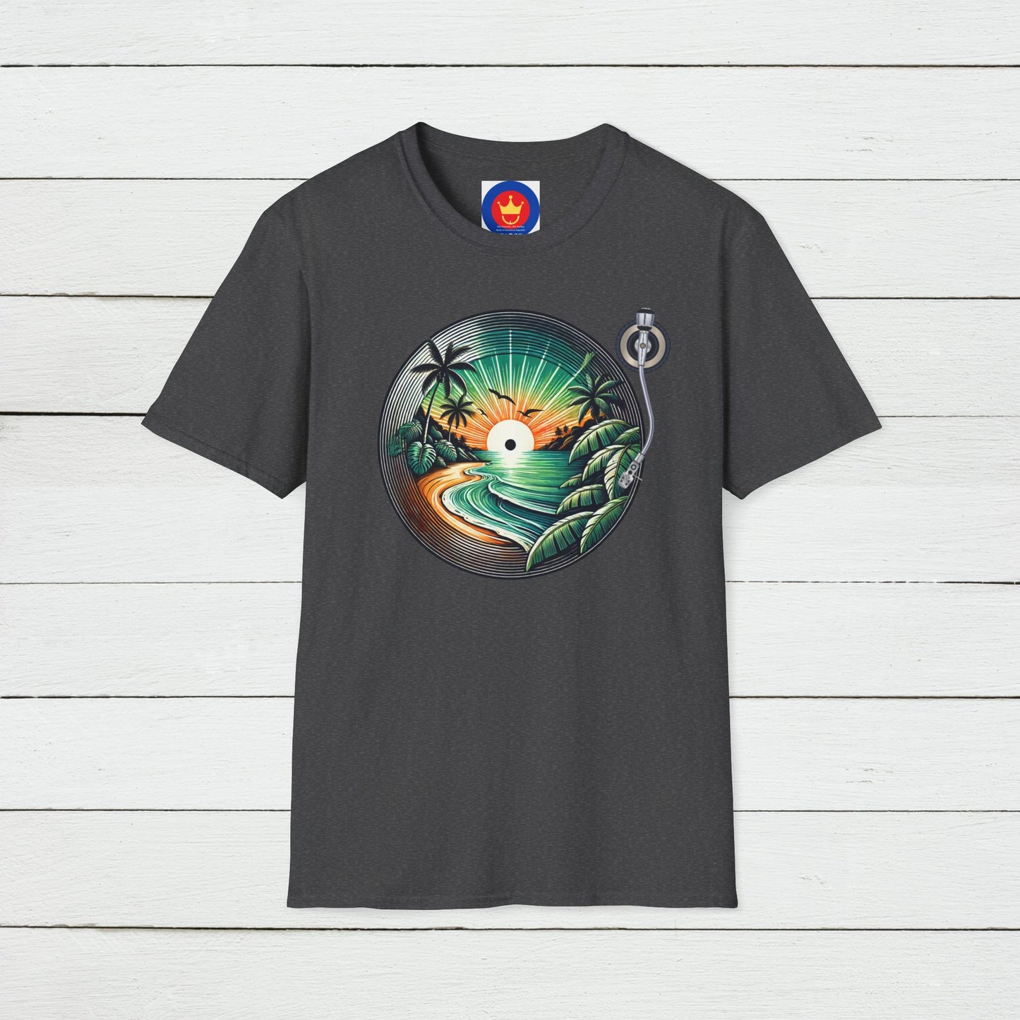 Beach Vinyl Unisex T-Shirt | Beach Bum Fashion Apparel
