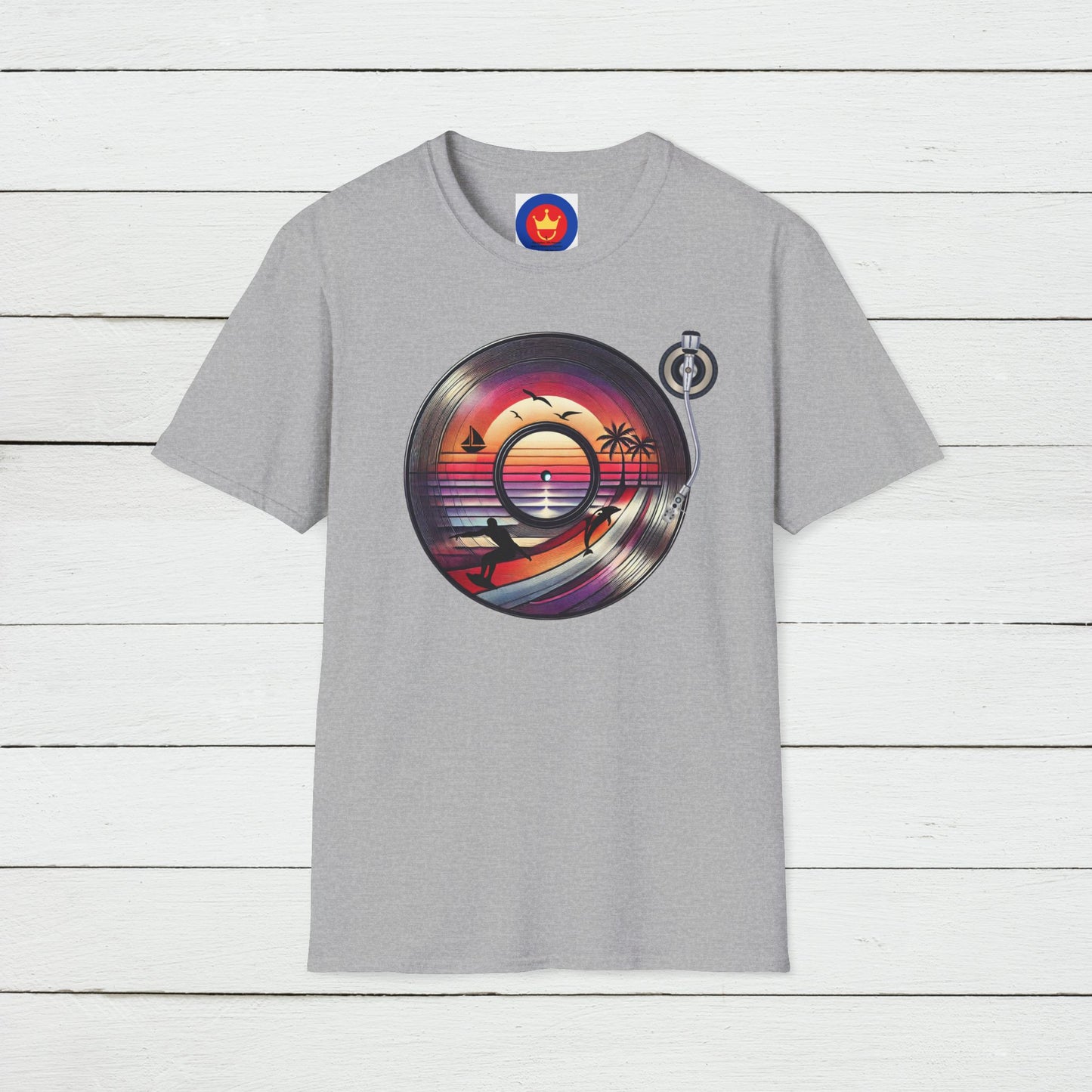 Beach Vinyl Unisex T-Shirt | Beach Bum Fashion Apparel