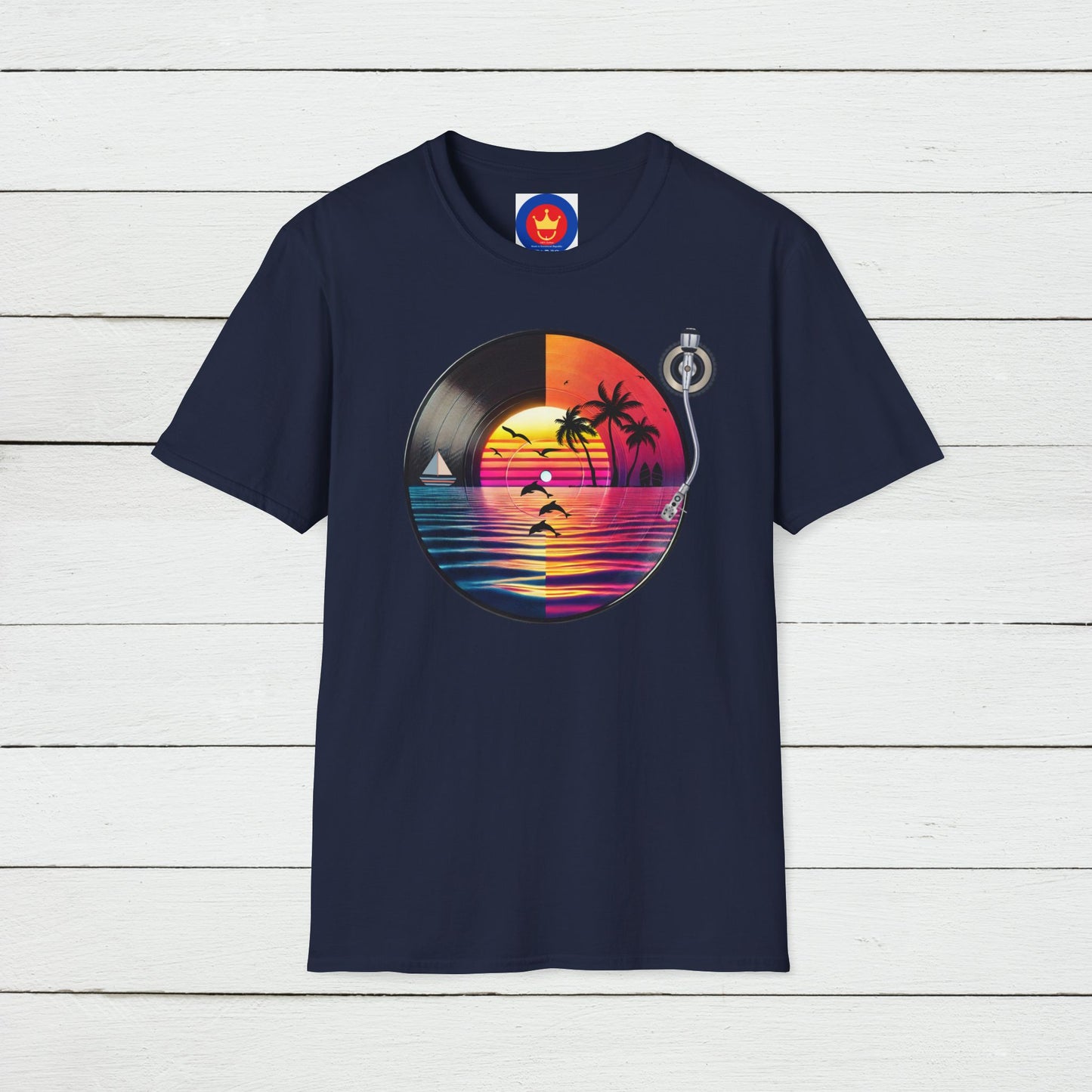 Beach Vinyl Unisex T-Shirt | Beach Bum Fashion Apparel