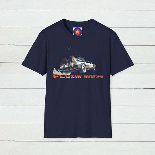 Back to the Future DeLorean Inspired Unisex T-Shirt | 80s Movie Design Shirt