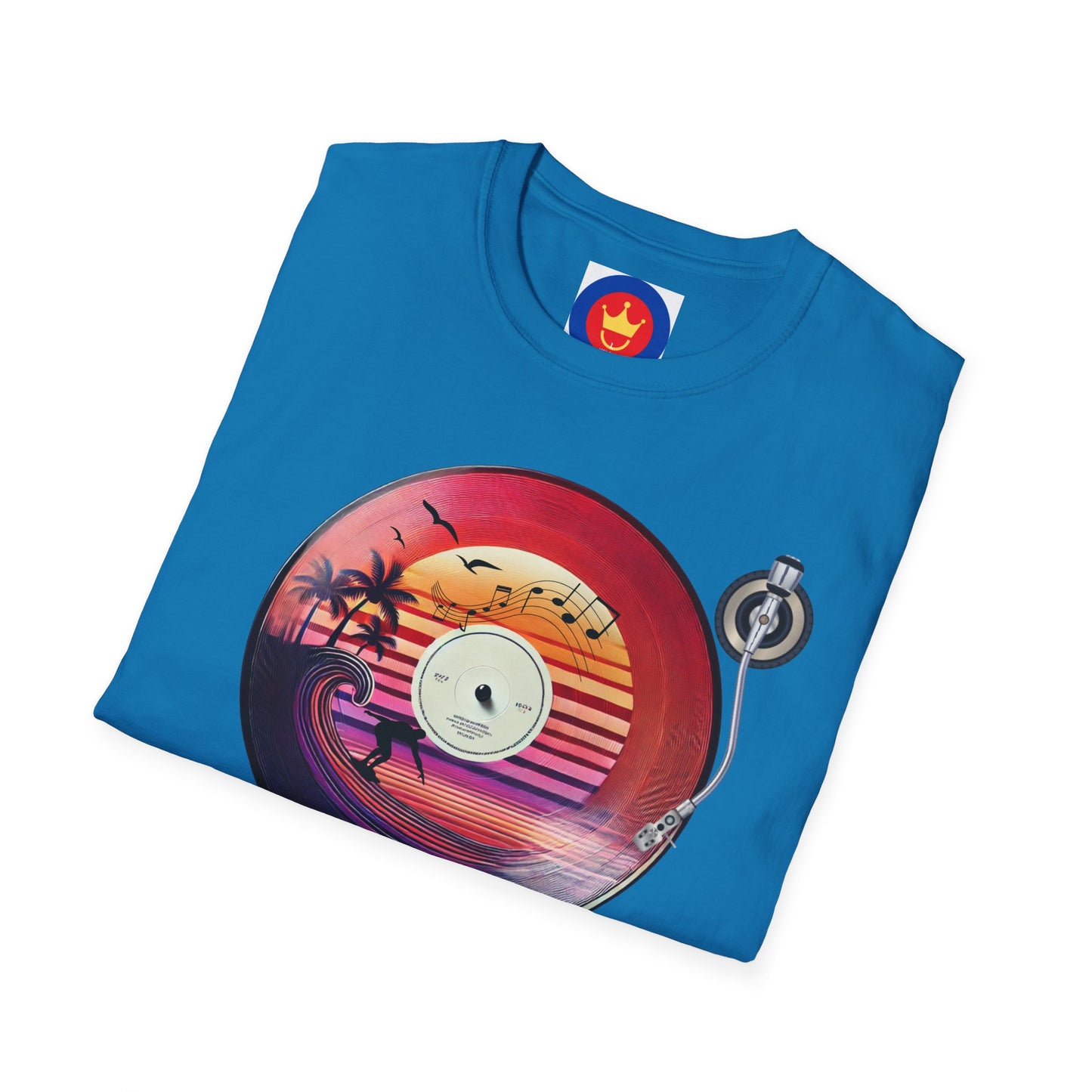 Beach Surf Vinyl Unisex T-Shirt | Beach Bum Fashion Apparel