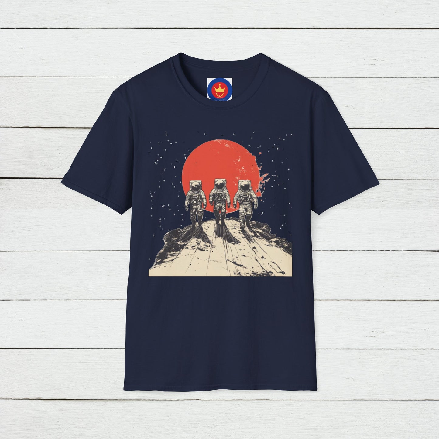 Astronaut T-Shirt, Unisex Space Graphic Tee, Astronaut Adventures Tee, Outer Space Design, Unique Cosmic Apparel, Retro Sci-Fi Space Shirt