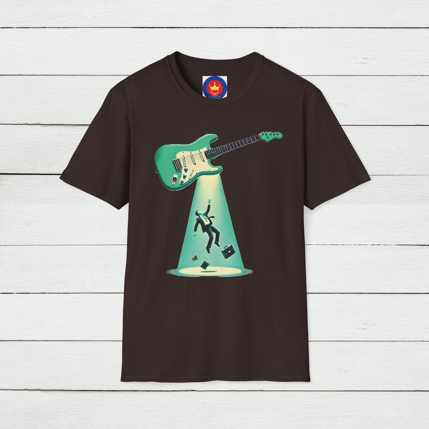 Guitar Abduction T-Shirt | Guitar Player Gift | Unisex Band Shirt
