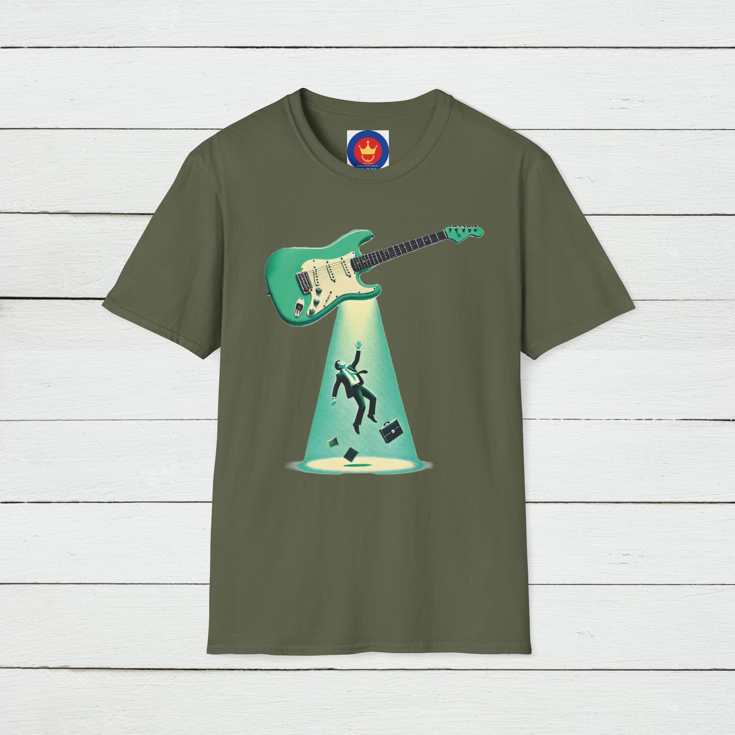 Guitar Abduction T-Shirt | Guitar Player Gift | Unisex Band Shirt