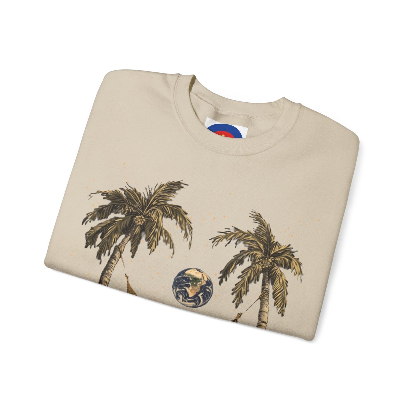 Astronaut on the Moon Sweatshirt | Unisex Funny Outer Space Graphic Tee