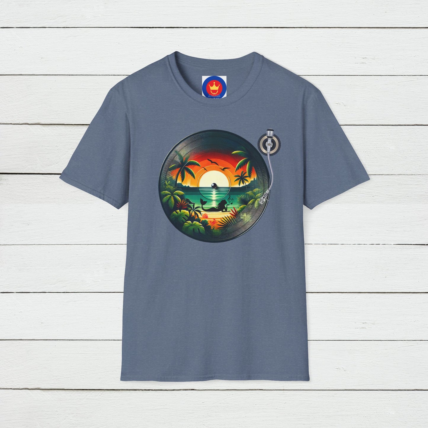 Beach Vinyl Unisex T-Shirt | Beach Bum Fashion Apparel