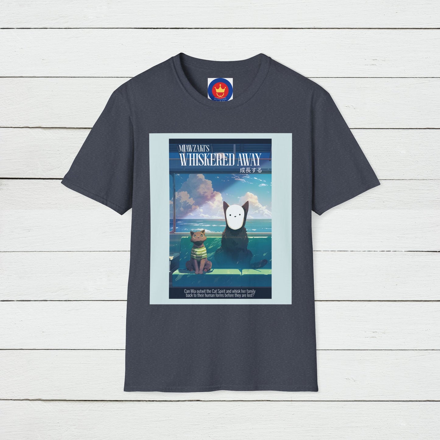 Spirited Away Funny Cat Unisex T-shirt | Ghibli Studio Chihiro shirt
