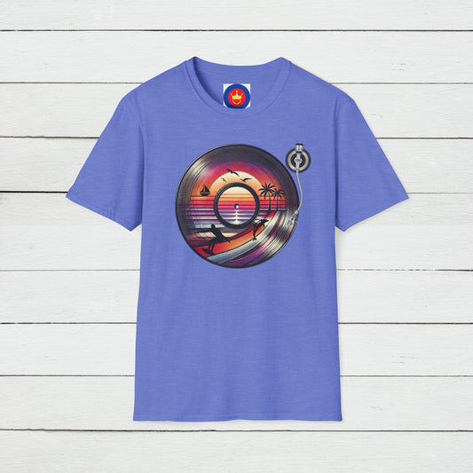 Beach Vinyl Unisex T-Shirt | Beach Bum Fashion Apparel