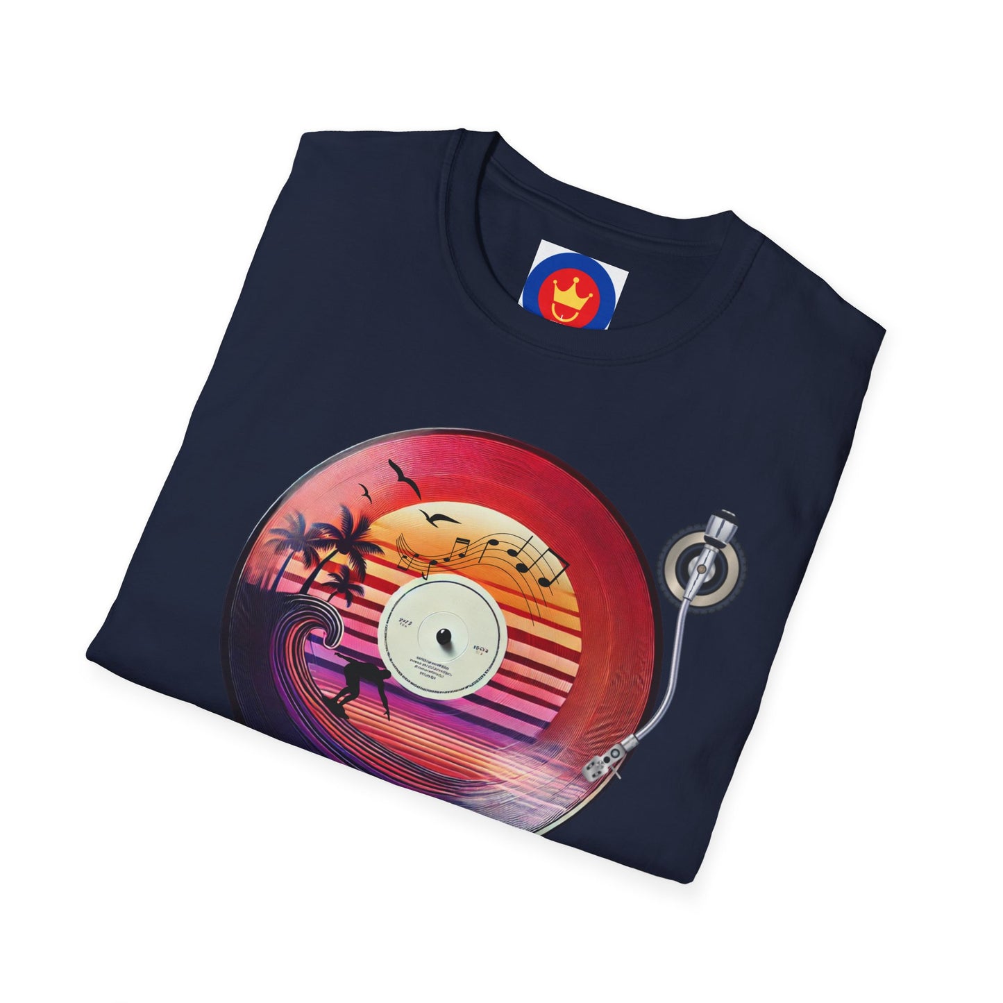 Beach Surf Vinyl Unisex T-Shirt | Beach Bum Fashion Apparel