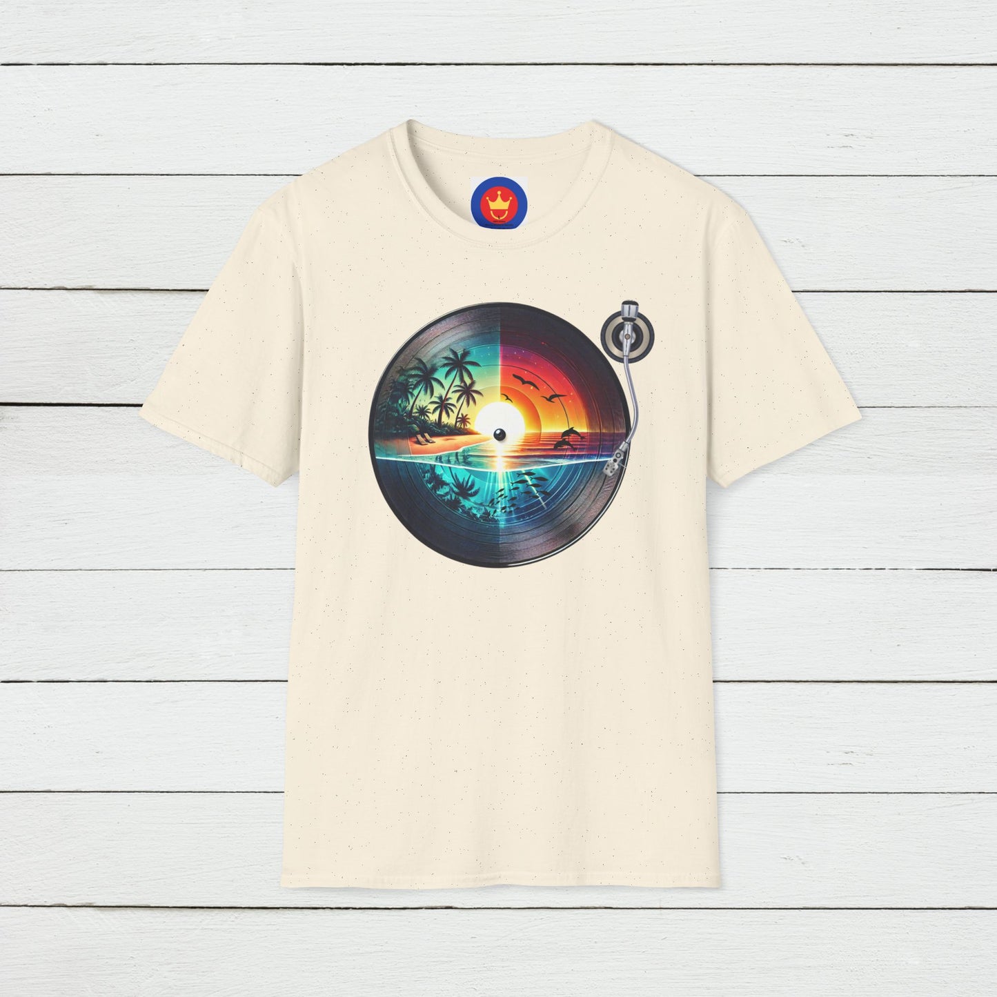 Beach Vinyl Unisex T-Shirt | Beach Bum Fashion Apparel