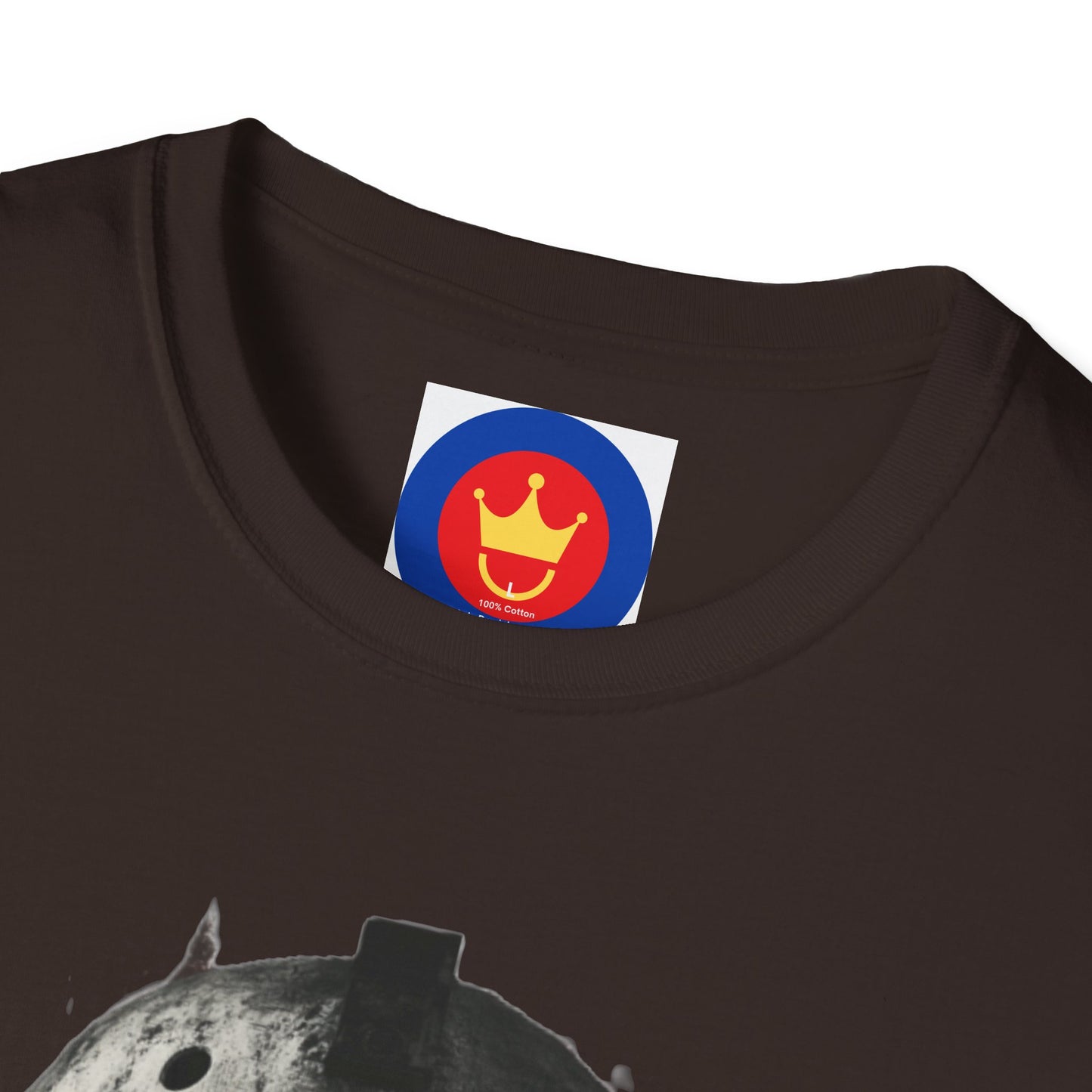 Horror Movie Villain Unisex Softstyle T-Shirt | Jason Vorhees Mask Shirt
