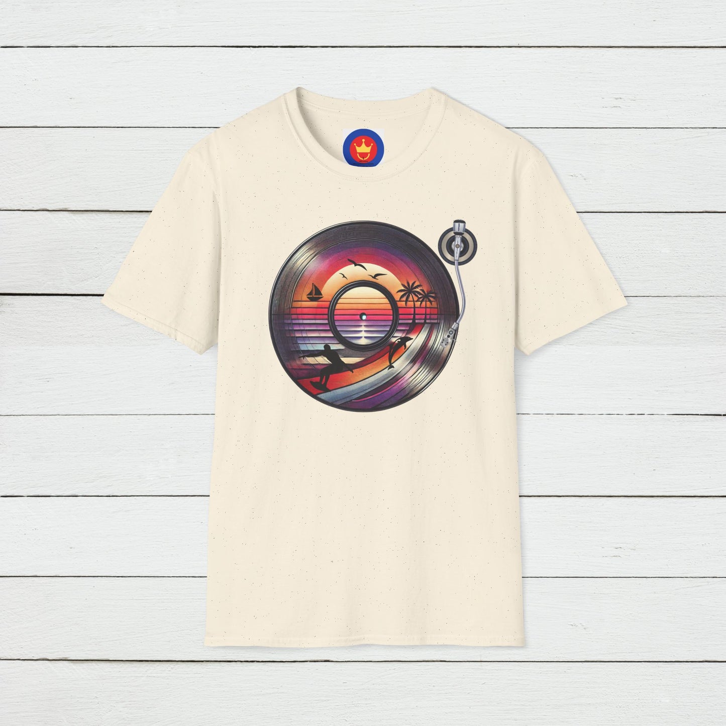 Beach Vinyl Unisex T-Shirt | Beach Bum Fashion Apparel