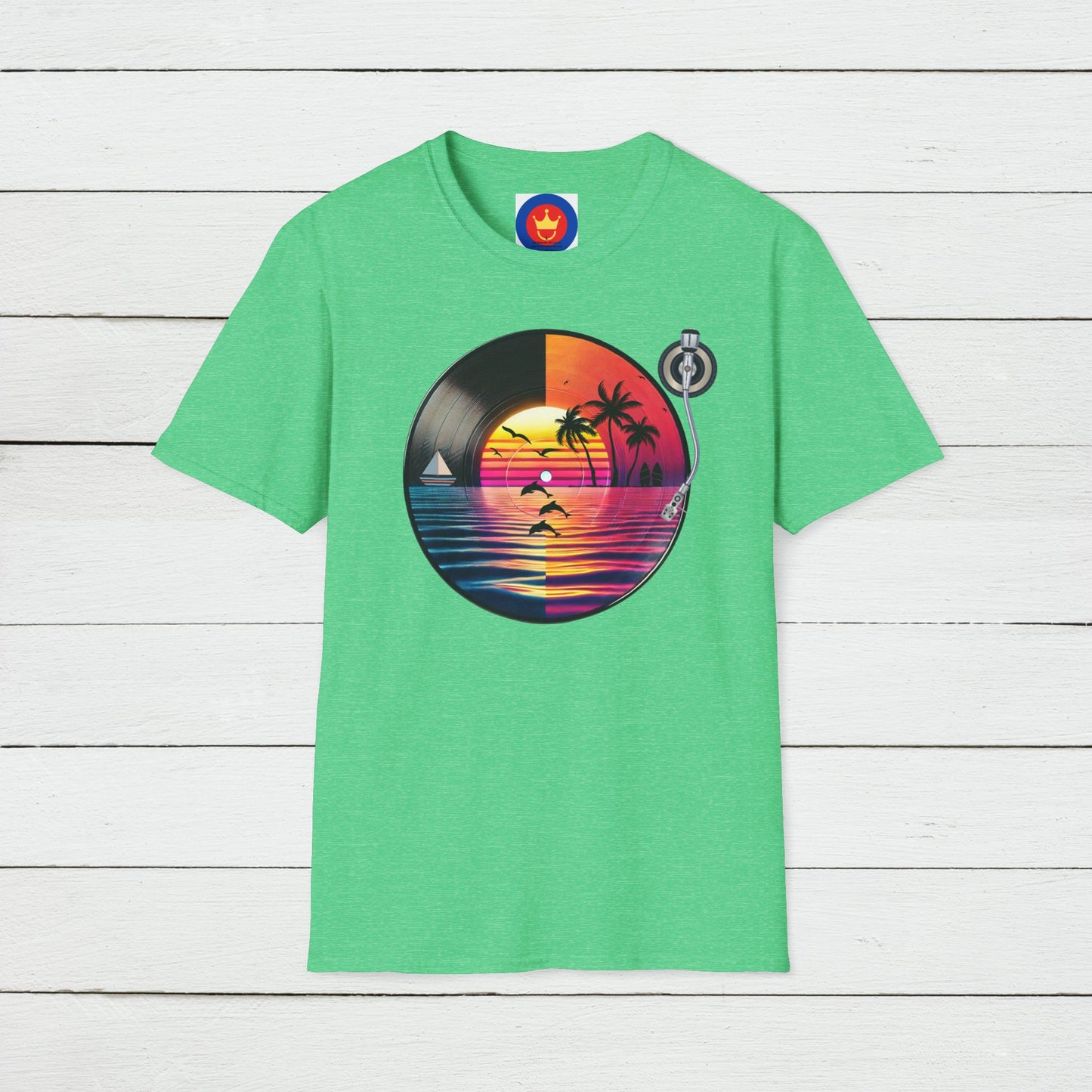 Beach Vinyl Unisex T-Shirt | Beach Bum Fashion Apparel
