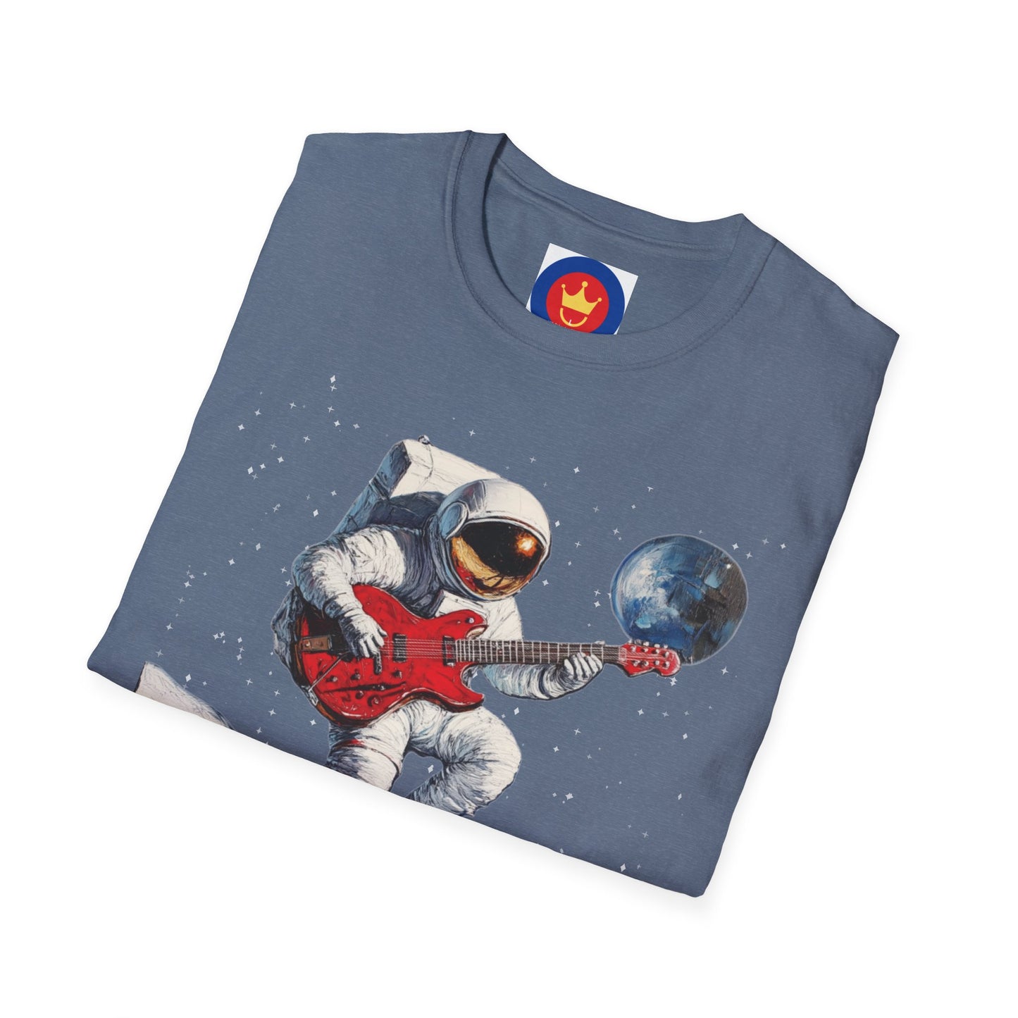 Guitar Player Astronaut Unisex T-Shirt | Outer Space Guitar Player Shirt