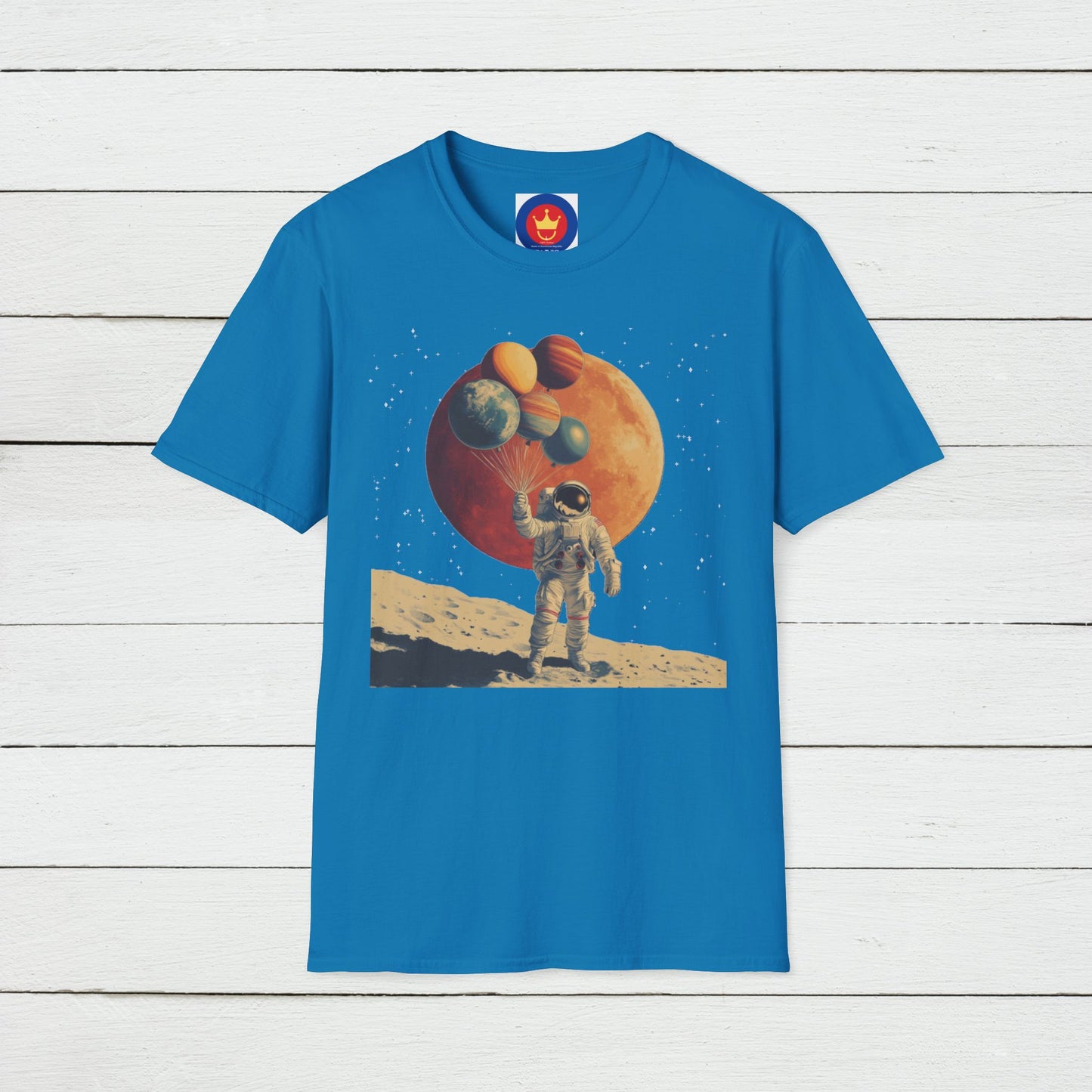 Astronaut Unisex Space Graphic T-shirt | Funny Cosmic Planets Apparel