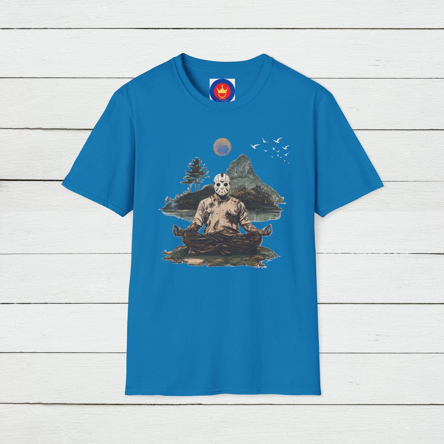 Friday the 13th Jason Vorhees Zen Unisex T-Shirt | Meditation Tee