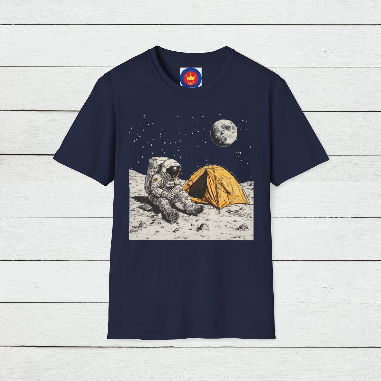Astronaut Shirt, Funny Moon Shirt, Funny Spaceman Shirt, Outer Space Shirt, Camping Lovers Gift, Camp Lover Shirt, Astronomy, Unisex T-shirt