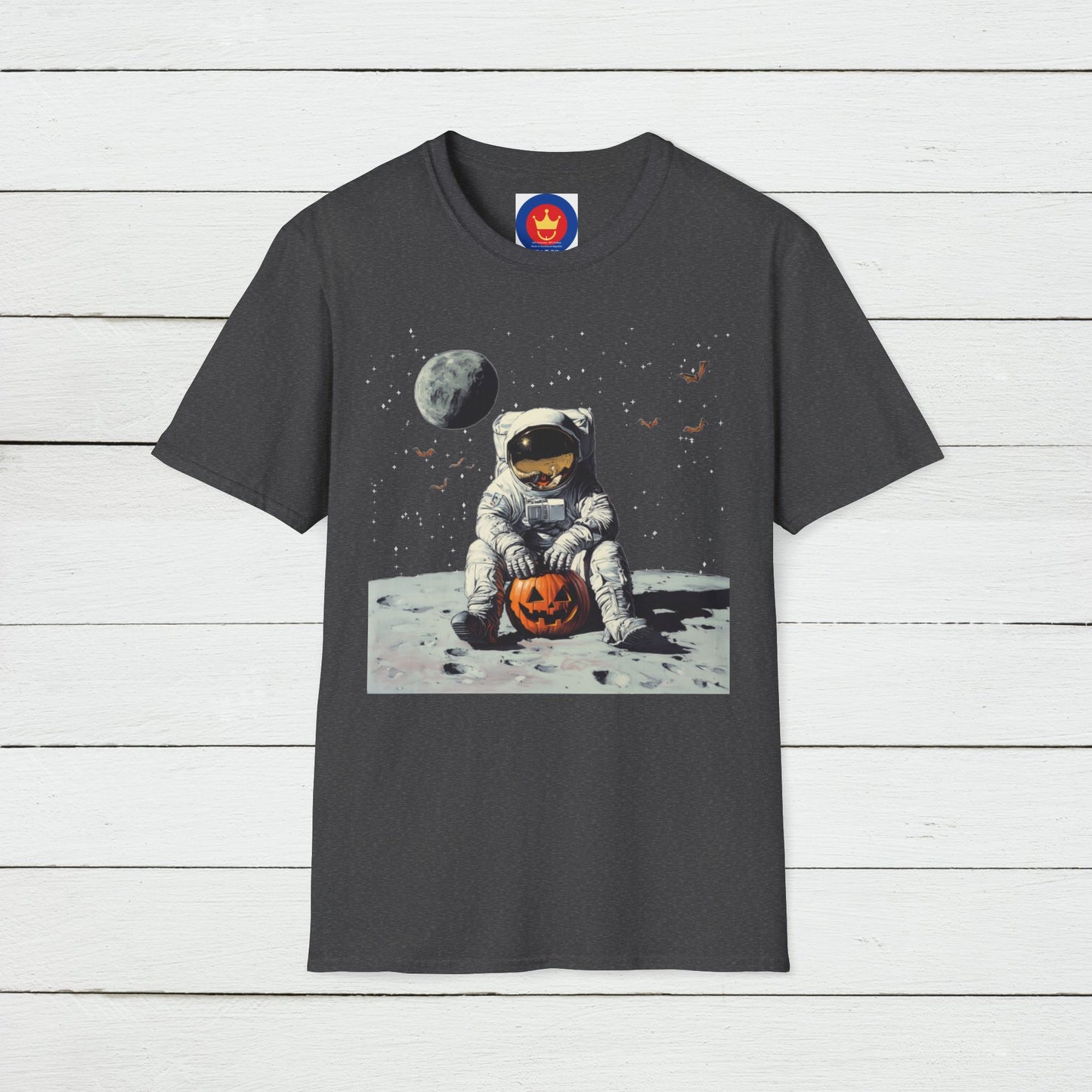 Retro Halloween shirt, Creep it Real Shirt, Vintage Halloween Shirt, Astronaut Shirt, Moon, Spaceman Shirt, Outer Space Shirt, Unisex Shirt